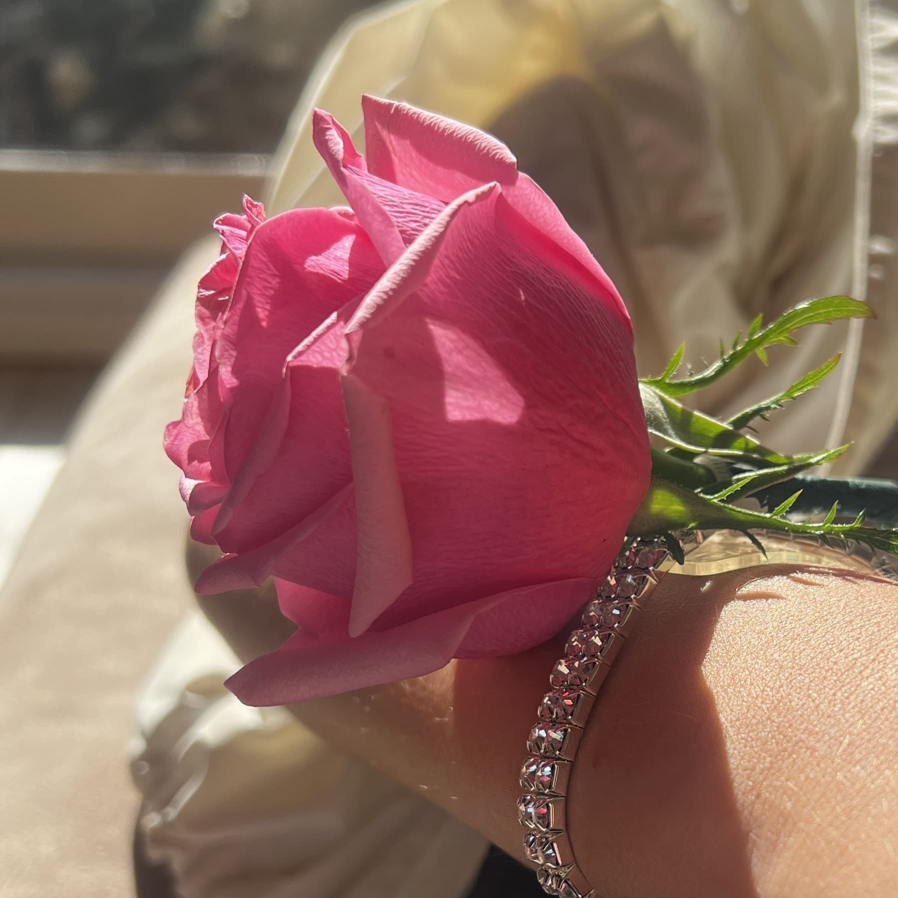 Diamante Corsage